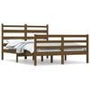 vidaXL Bed Frame without Mattress Solid Wood Pine 120x200 cm Honey Brown