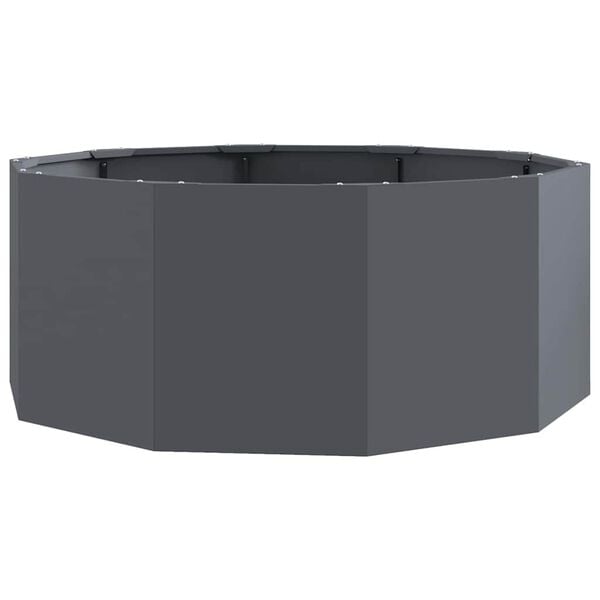 vidaXL Planter Anthracite 90 x 90 x 35 cm Steel