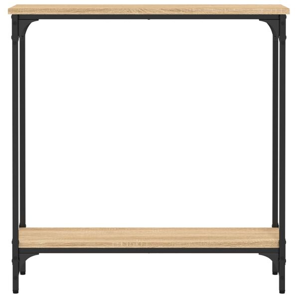 vidaXL Console Table Sonoma Oak 75x22.5x75 cm Engineered Wood