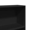 vidaXL Bookcase Black 80x24x109 cm Engineered Wood