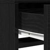 vidaXL Dressing Table Black Oak 50 x 41 x 135 cm Engineered Wood