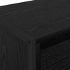 vidaXL TV Cabinet Black Oak 100 x 36 x 49.5 cm Engineered Wood