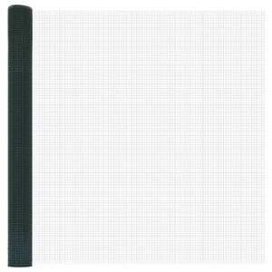vidaXL Welded Wire Fence Green 1.6 x 10 m Steel