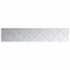 vidaXL Stair Tread Rectangular 4 pcs Silver 100 x 20 cm Aluminium