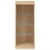 vidaXL Sideboard with LED Lights Sonoma Oak 41x37x100 cm