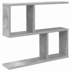 vidaXL Wall Shelf Concrete Grey 60 x 12 x 50.5 cm Engineered Wood