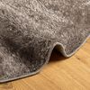 vidaXL Rug ISTAN High Pile Shiny Look Grey &Oslash; 80 cm