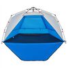vidaXL Beach Tent 3-Person Azure Blue Quick Release Waterproof