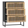 vidaXL Sideboard Black 60x30x75 cm Engineered Wood