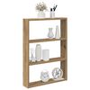 vidaXL Wall Shelf Artisan Oak 43x9x60 cm Engineered Wood
