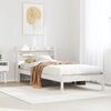 vidaXL Bed Frame without Mattress White 100x200 cm Solid Wood Pine