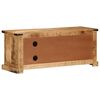 vidaXL TV Cabinet 110x35x45 cm Solid Rough Wood Mango