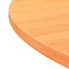 vidaXL Table Top Round Wax Brown Ø80x2.5 cm Solid Wood Pine