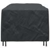 vidaXL Furniture Cover Plain Black 229 x 113 x 73 cm 600D
