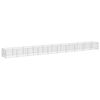 vidaXL Dog Kennel | Silver | Steel | Large | Durable | Dog Kennel | Rectangular