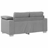 vidaXL Sofa 3 pcs Cloud Grey Fabric