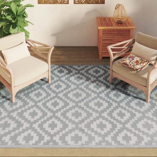 vidaXL Outdoor Carpet ARAKIL Grey 160x230 cm PP