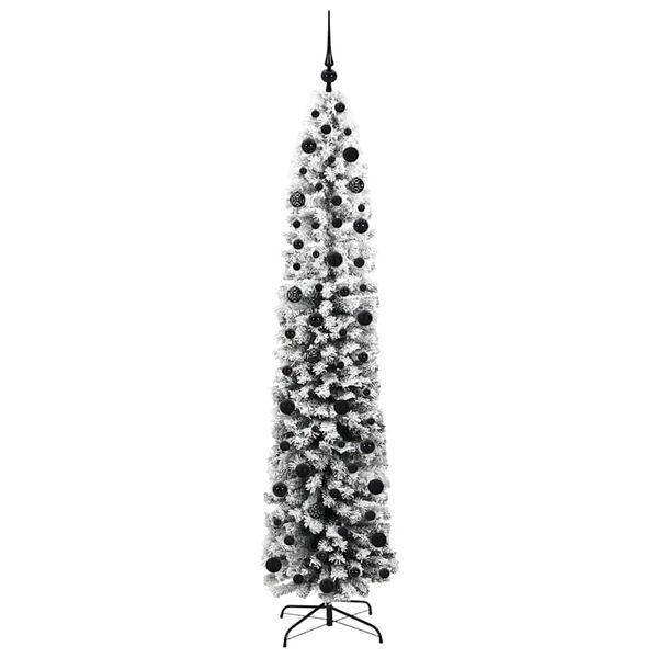 vidaXL Artificial Christmas Tree with 300 LEDs with Stand Green 210 cm