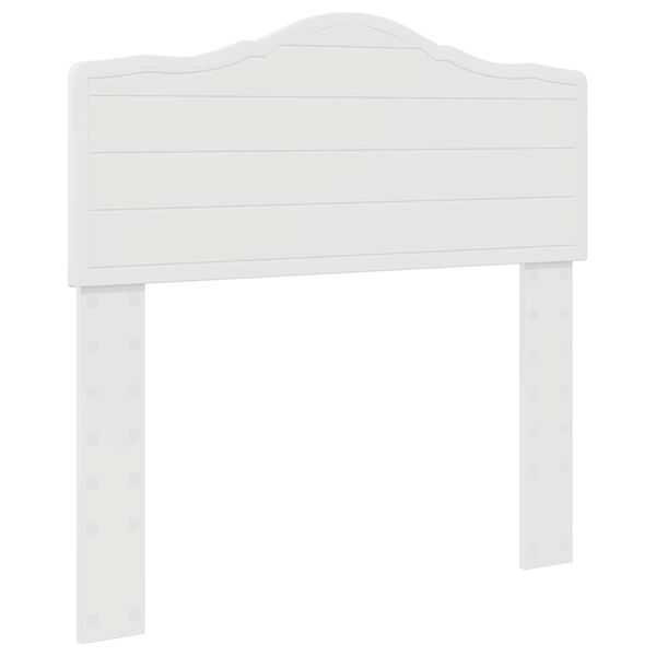 vidaXL Headboard with Headboard Gloss White 75 cm Engineered wood