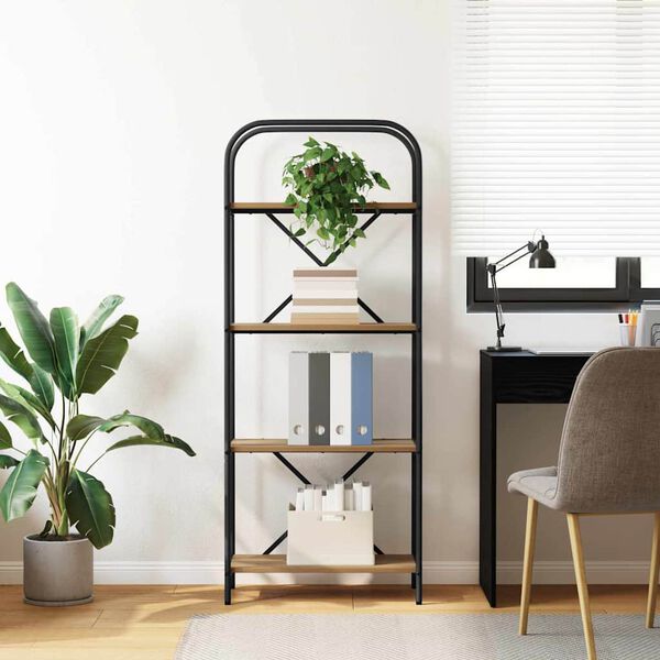 vidaXL Bookshelf Artisan Oak 60 x 30 x 146 cm Engineered wood