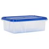 vidaXL Food Storage Containers with Lids 5 pcs PP