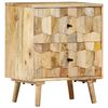 vidaXL Bedside Cabinet 40x30x50 cm Solid Mango Wood