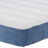 vidaXL Bed Mattress with Mattress Blue 120 x 190 cm Fabric