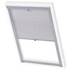 vidaXL Pleated Blinds White C02