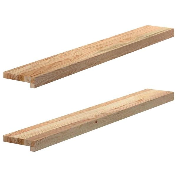 vidaXL Window Sills 2 pcs&nbsp;Untreated 110x15x2 cm Solid Wood Oak
