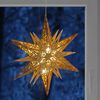 HI Illuminated Wooden Carved Star