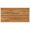 vidaXL Table Top 80 x 40 x 3.5 cm Rectangular Solid Teak Wood Natural