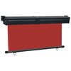 vidaXL Balcony Side Awning 175x250 cm Red