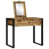 vidaXL Bedroom Dressing Tables Brown 90 x 50 x 75 cm Solid Mango wood