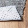 vidaXL Shaggy Rug High Pile NAVARRA Light Grey 200x200 cm Polyester