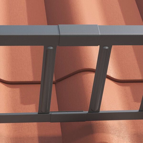 vidaXL Anthracite 1200 x 2.5 x 20 cm Steel