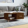 vidaXL Coffee Table Brown Oak 90x50x40 cm Engineered Wood
