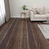 vidaXL Flooring Planks 55 pcs Dark Brown 5.11 m&sup2; PVC