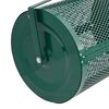 vidaXL Compost Spreader 75L Green Ø40x60 cm Steel