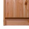 vidaXL Sideboard 6 Drawers 113x35x73 cm Solid Pine Wood