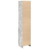 vidaXL Highboard Concrete Grey 37.5x35x180 cm Engineered Wood