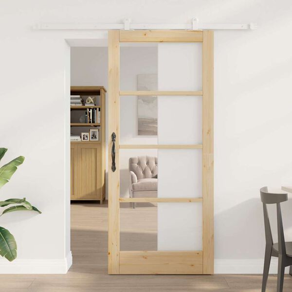 vidaXL Sliding Door ORKDAL Natural 86 x 198.5 cm