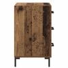 vidaXL Bedside Cabinet Old Wood 40 x 40 x 66 cm Engineered Wood