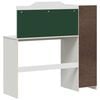 vidaXL Chalkboard Desk ROROS White 120 x 45 x 118.5 cm Engineered Wood