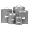 LABEL51 Canister 10x10x15 cm S Antique Grey