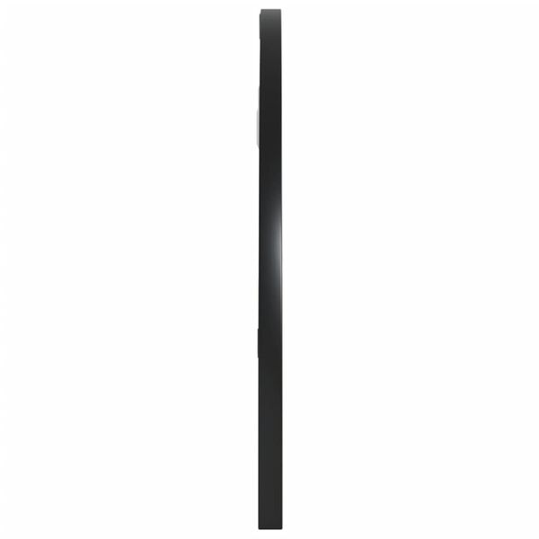 vidaXL Wall Mirror Black 60x30 cm Arch Iron
