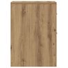 vidaXL Narrow Bathroom Cupboard with Wheels Artisian Oak Engineered Wood