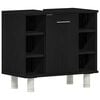 vidaXL Bathroom Cabinet Black Oak 60 x 32 x 54 cm Engineered Wood