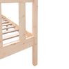 vidaXL Bed Frame without Mattress Solid Wood Pine Double