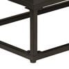 vidaXL Sideboard Black 55x30x76 cm Solid Wood Mango and Iron