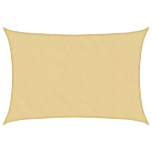 vidaXL Sun Shade Sail Sand 3.5x2.5 m 100% Polyester Oxford